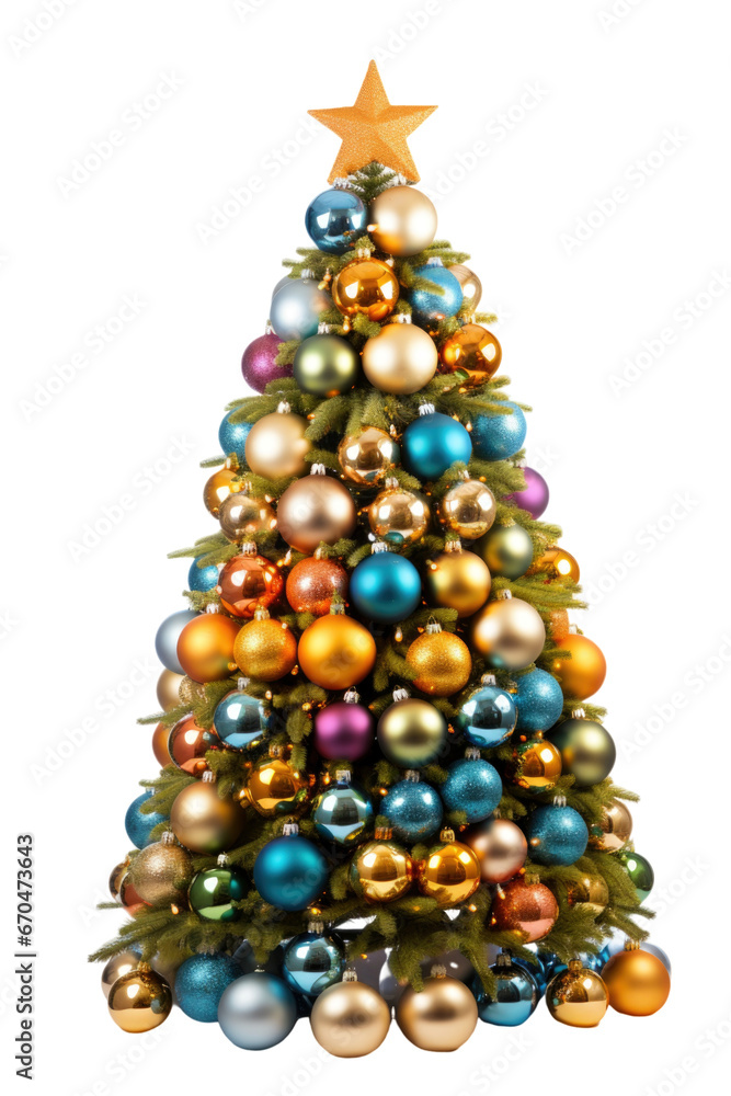 Christmas tree in transparent background Christmas tree in transparent background