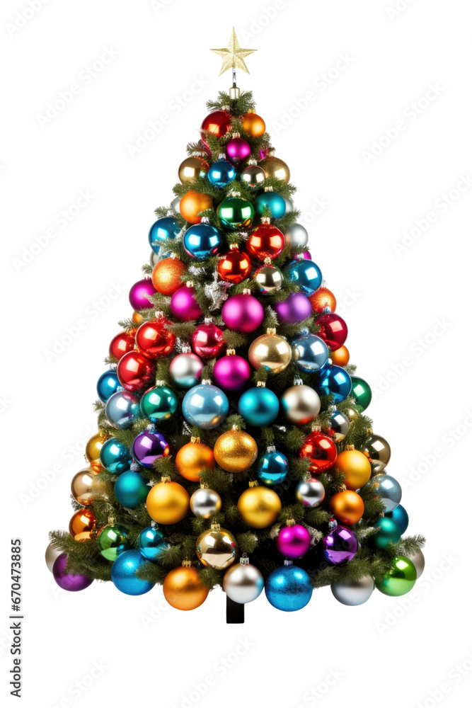 Christmas tree in transparent background Christmas tree in transparent background