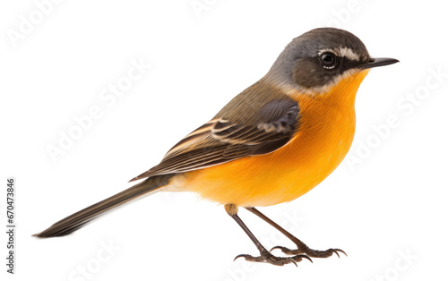 Discovering the Common Redstart on Transparent background