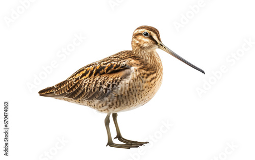 Common Snipe Bird Species on Transparent background ©  Creative_studio