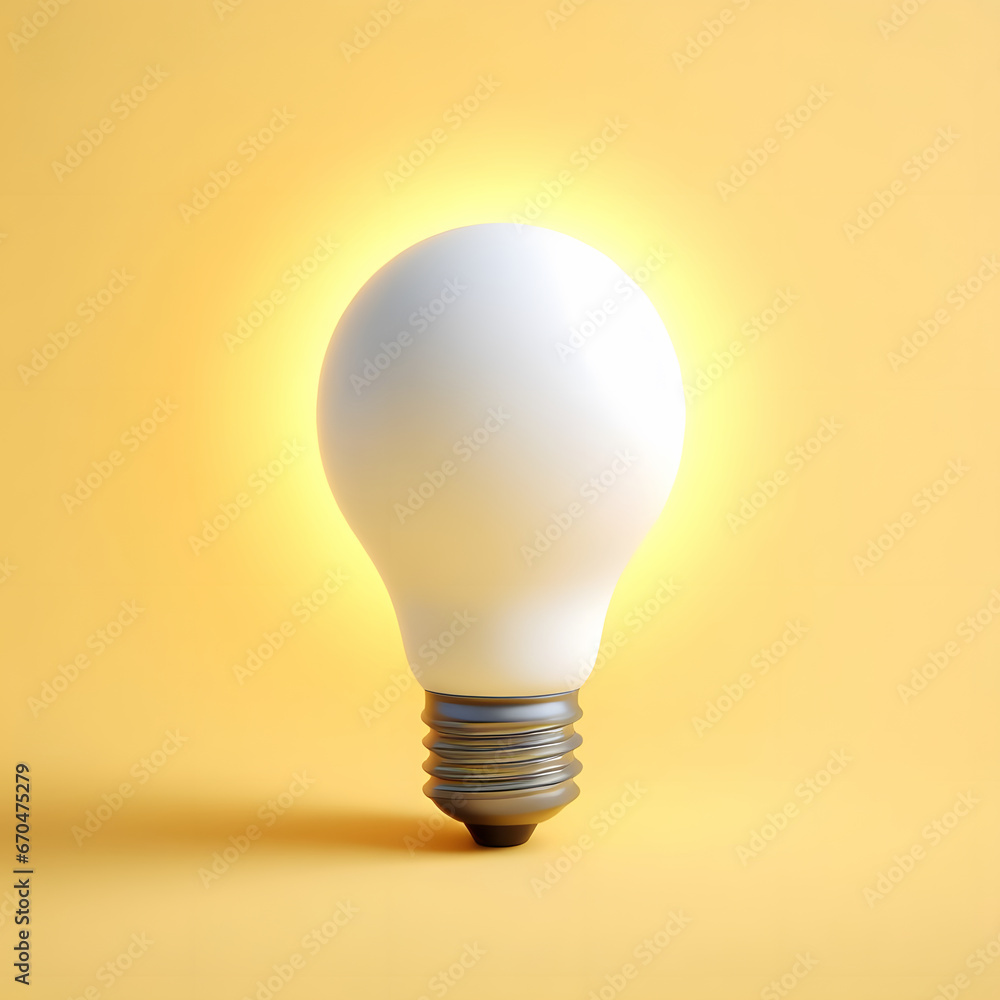 light bulb 3d render light bulb 3d render