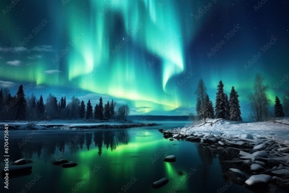 Enchanting Northern Lights.