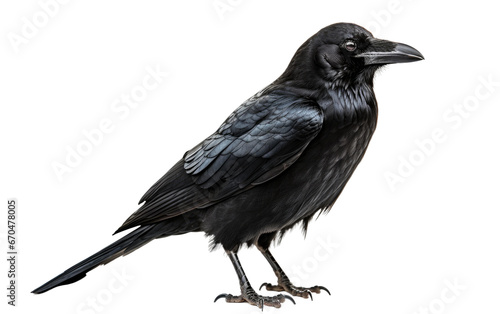 Black Crow Symbolism and Meanings on Transparent background