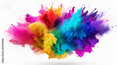 colorful splashes background generated by AI tool © Aqsa