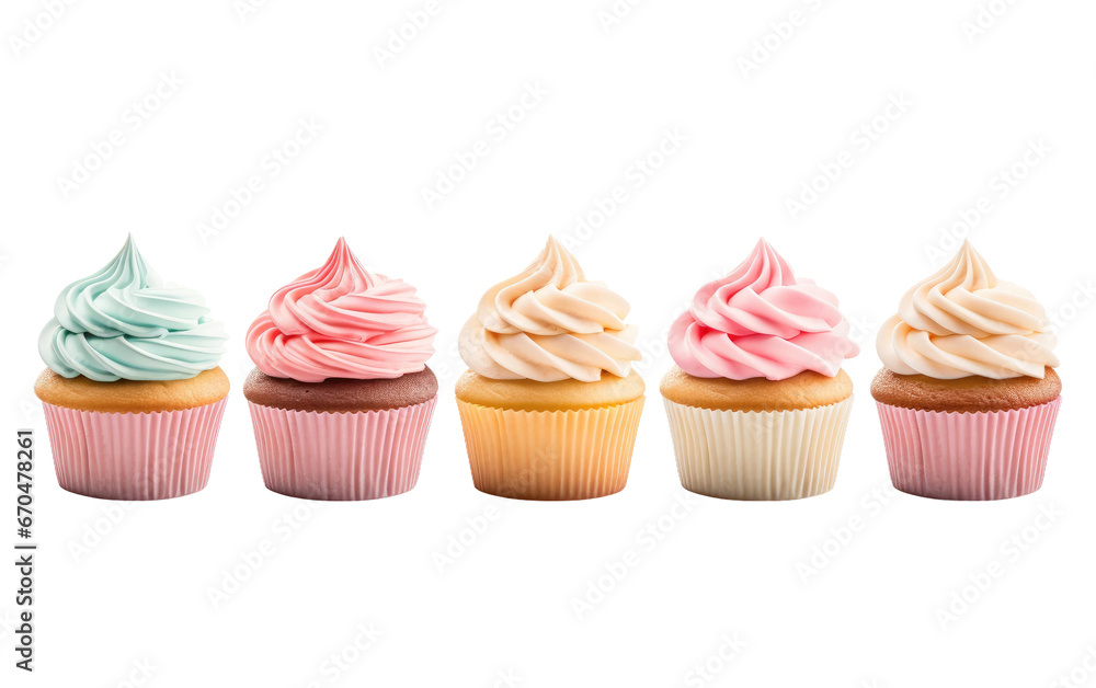 Baking Perfect Cupcakes Sweet Delights on Transparent background
