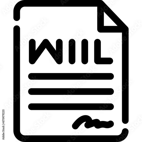 Last Will Icon