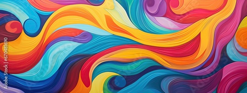 Close-up of an abstract pattern on a multi-colored background