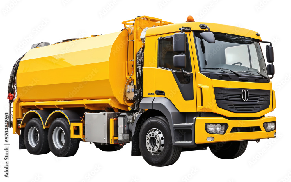 Street Sweeping for Cleaner Roads on Transparent Background