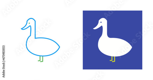 Duckling Vector Icon
