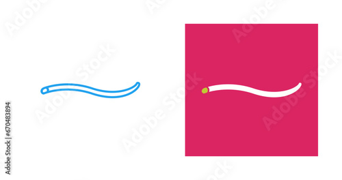 Worm Vector Icon