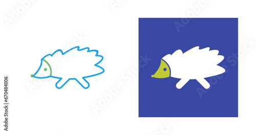 Hedgehog Vector Icon