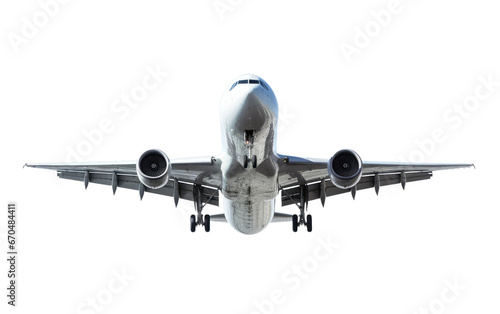 Airplane Holding Pattern on isolated background