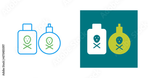 Poisonous Chemicals Vector Icon photo