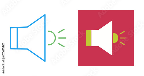 Loudspeaker Vector Icon