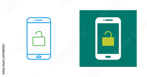 Unlocked Phone Vector Icon