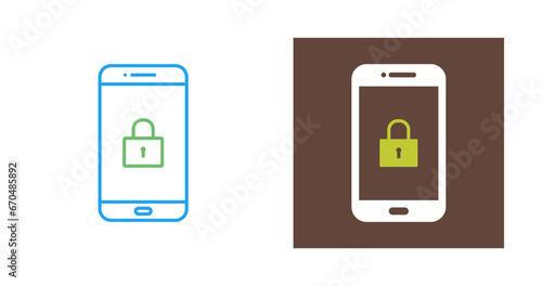 Lock Screen Vector Icon