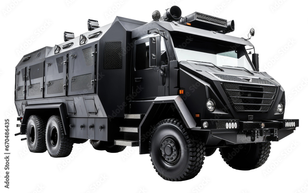 Armored Truck Chronicles on isolated background