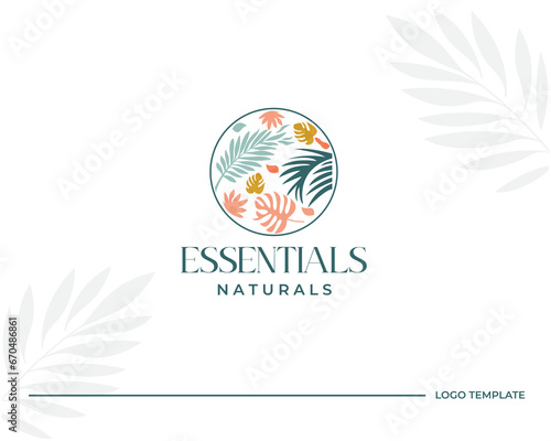 simple natural essentials logo