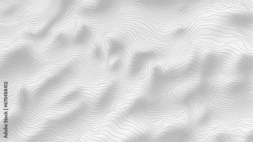 Fototapeta premium Geodesy contouring and. Topographic line map. Geography