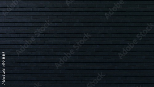 Brick pattern dark blue for interior wallpaper background or cover
