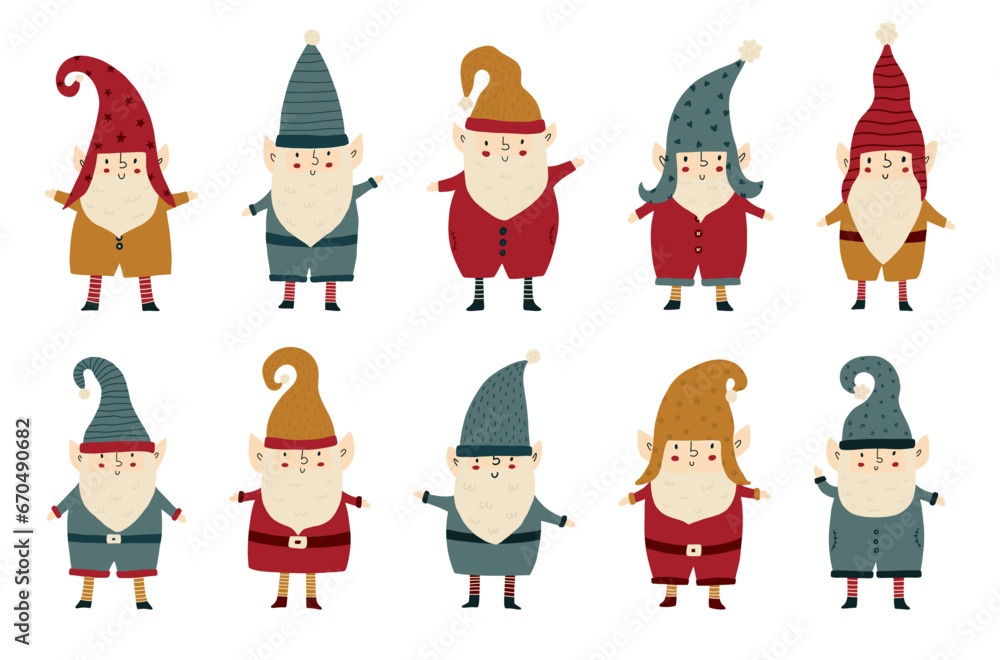 Collection of Cute Christmas Gnomes