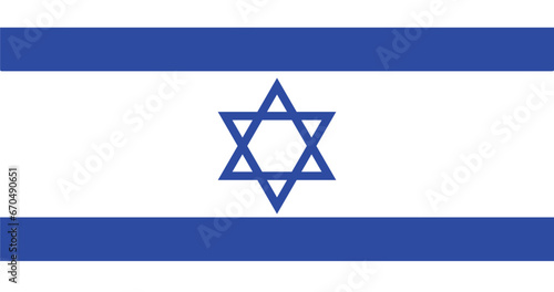 Israel Flag Vector illustration