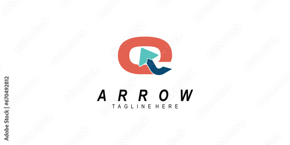 Creative arrow logo design with combination letter A to Z concept| premium vector Creative arrow logo design with combination letter A to Z concept| premium vector