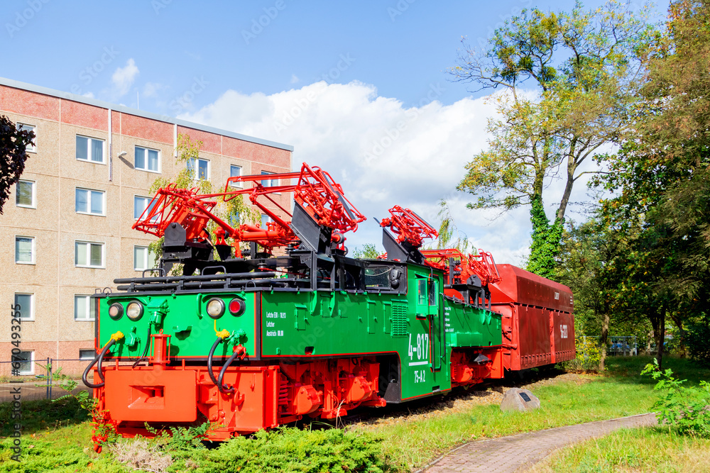Naklejka premium Bergbau Bahn