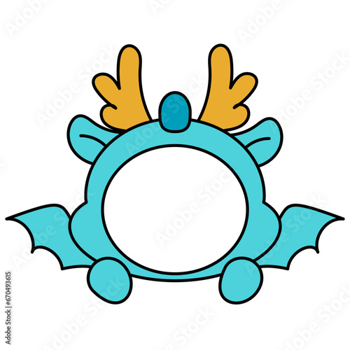 용 캐릭터 얼굴 합성 도안