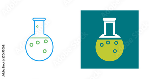 Chemical Flask Vector Icon