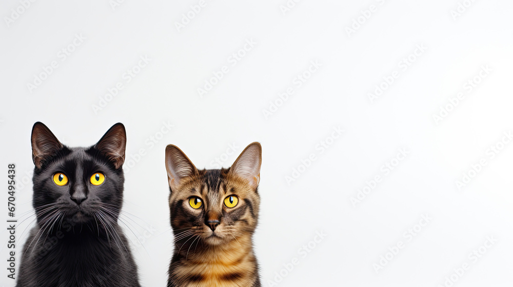portrait of a cat. portrait of a cat.