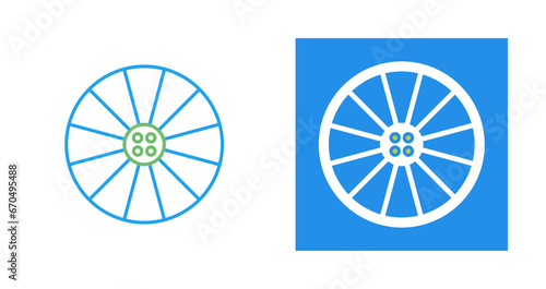 Wheel Vector Icon