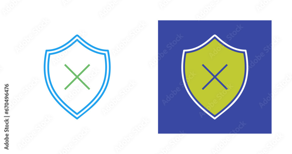 Unprotected Vector Icon Unprotected Vector Icon