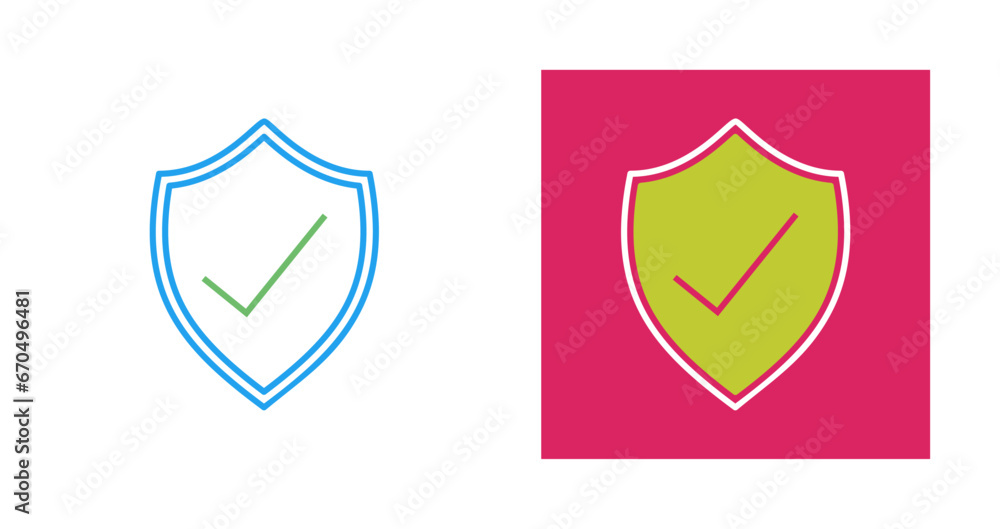 Protected Vector Icon Protected Vector Icon