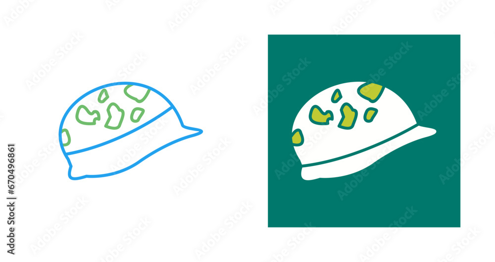 Helmet Vector Icon Helmet Vector Icon