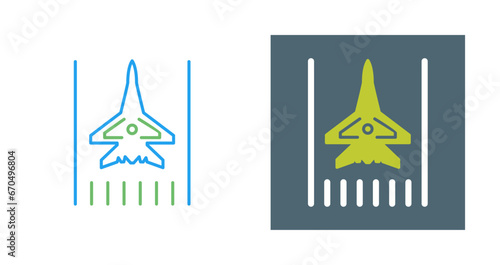 Εκτύπωση καμβά Airbase Vector Icon