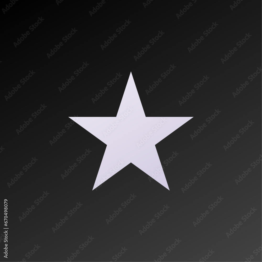 Obraz premium Star icon vector illustration