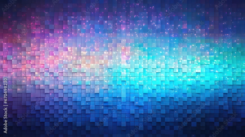Abstract background with blue and pink squares. illustration. Eps 10. Generative AI