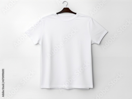 white t-shirt mock-up photoshop style photo generatieve ai