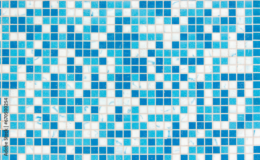Ceramic tile of white blue and blue stealing background Ceramic tile of white blue and blue stealing background