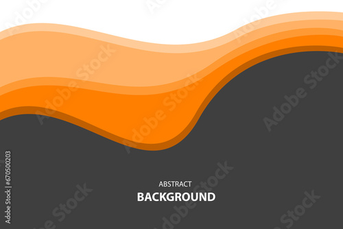 Colorful vector wave modern background with space for text and message. concept design