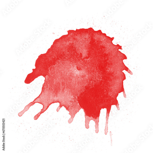 Red liquid splashes, swirl waves with scatter drops. Royalty high-quality free stock PNG of paint or ink splashing dynamic motion, design elements for advertising isolated on transparent background
