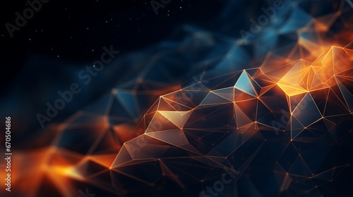 digital 3D abstract background with data search technology concept and copy space