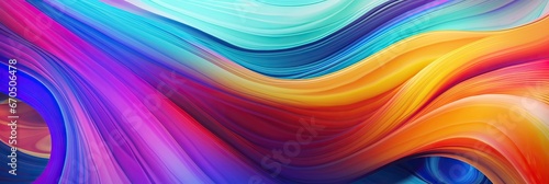 Abstract art, colorful swirls, visually striking, dynamic composition, vivid expression, creative explosion. Generated by AI.