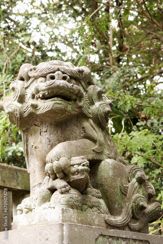 埼玉県行田市忍東照宮の狛犬