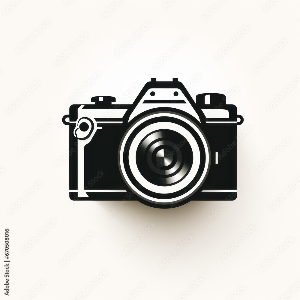 minimalistic camera pictogram perfect for a print minimalistic camera pictogram perfect for a print