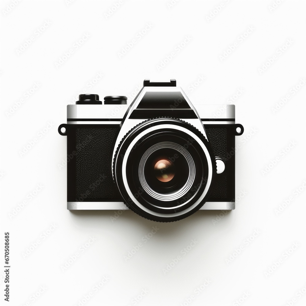 minimalistic camera pictogram perfect for a print
