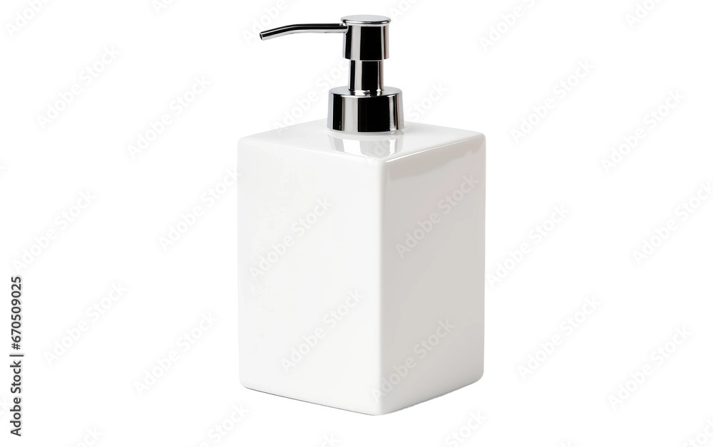 Modern Hand Soap Dispenser on isolated background