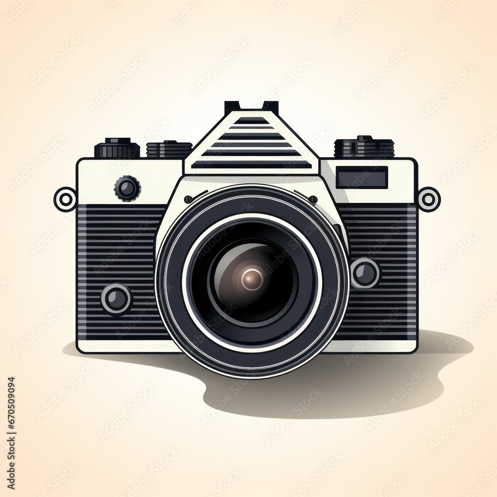 minimalistic camera logo perfect for a print minimalistic camera logo perfect for a print