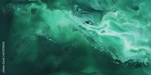  Abstract Green Wave Background ,Nature-Inspired Green Abstract Generative Ai 